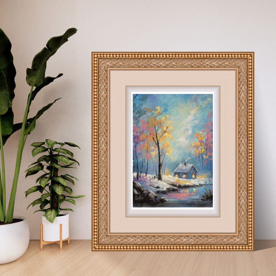 Chalk Landscape Digital Download - Evening Harmony