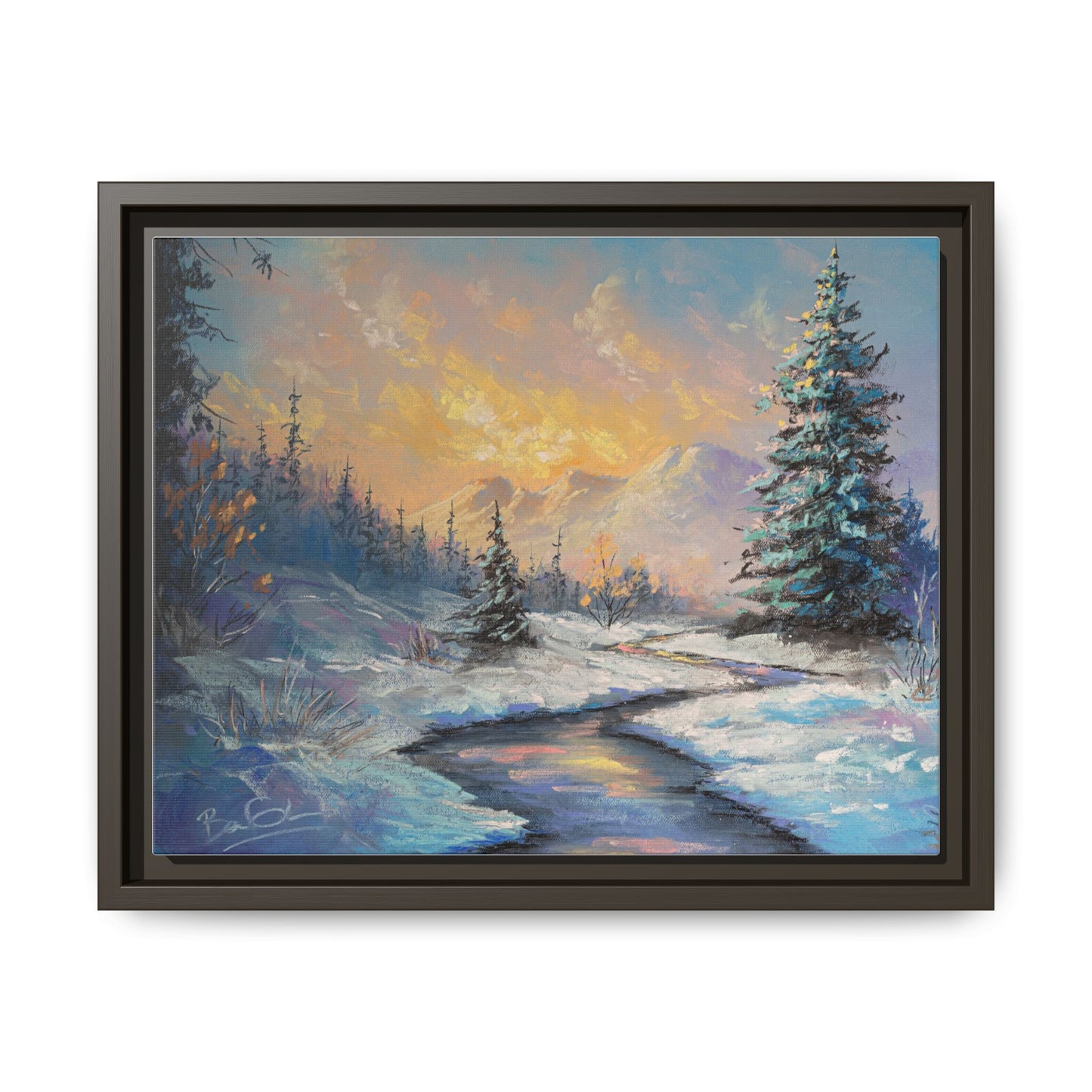 Matte Canvas, Framed ART