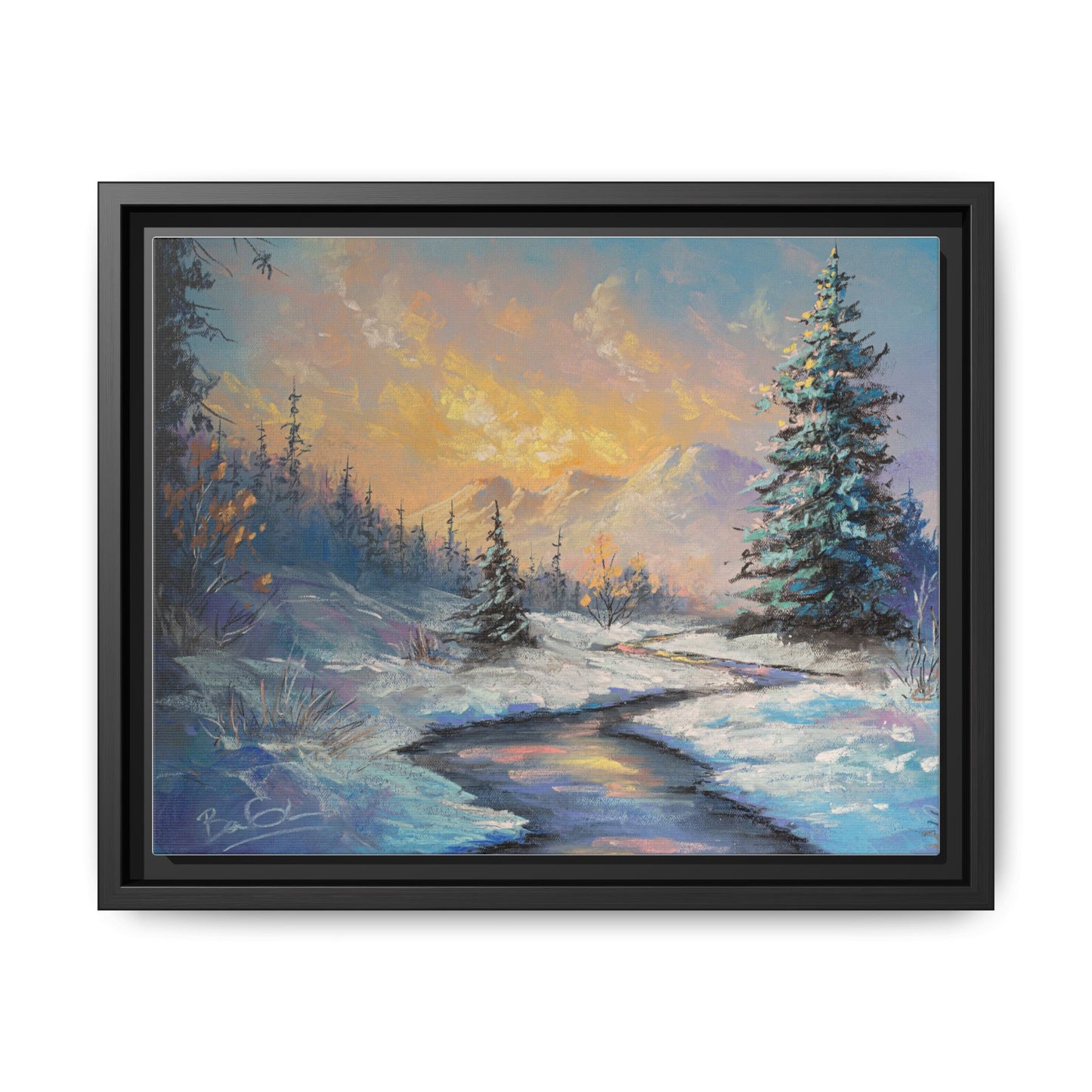 Matte Canvas, Framed ART