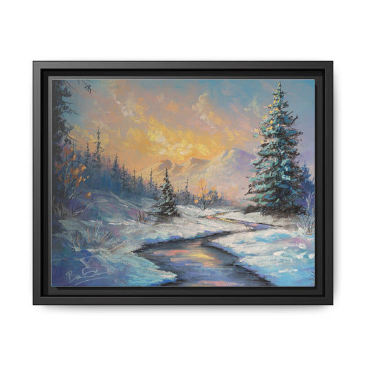 Matte Canvas, Framed ART