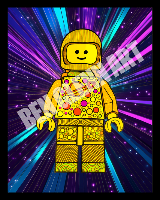 LEGO Doodle Art – Yellow Spaceman