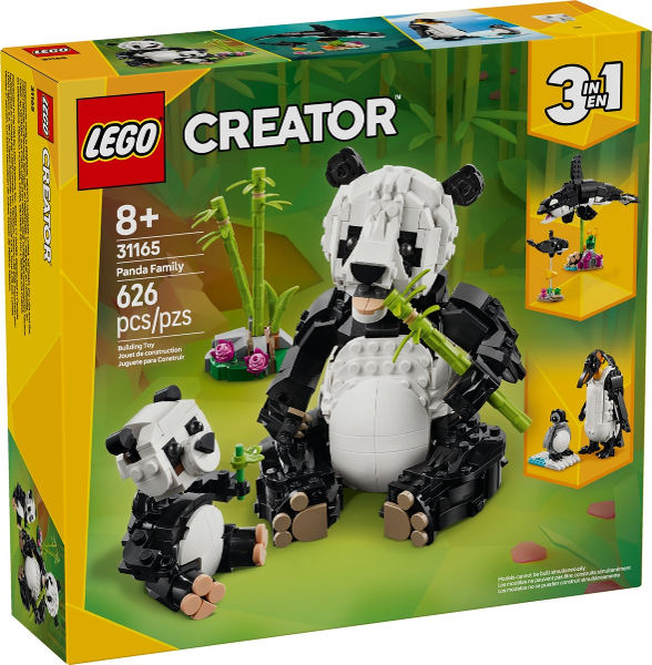 Used LEGO Creator 3-in-1 Wild Animals Panda Family 31165, photo 2
