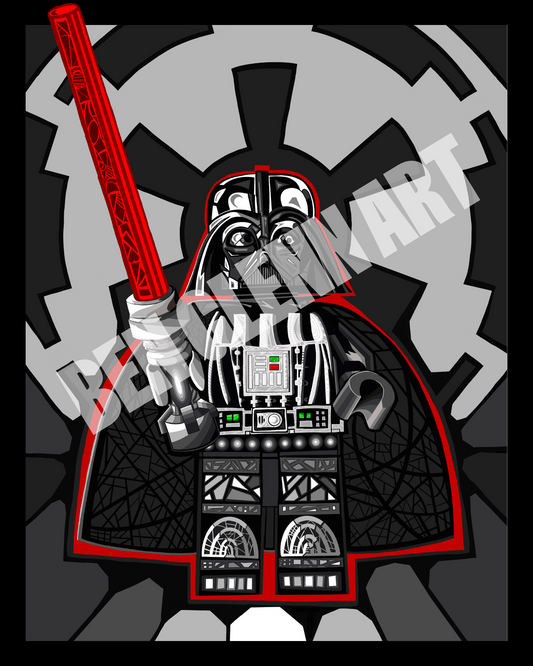 LEGO Doodle Art – Darth Vadar