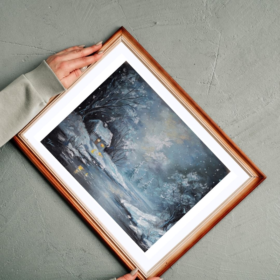 High-Resolution Chalk Landscape Digital Download (8x10, 11x14, 16x20)