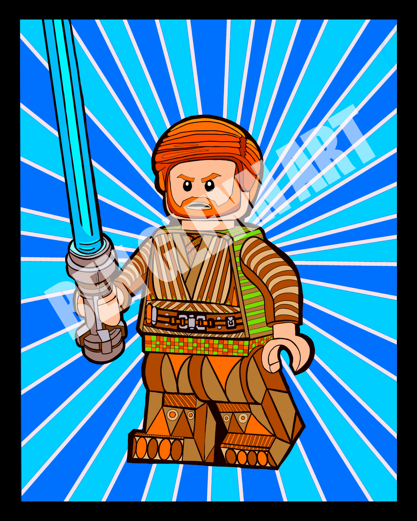 LEGO Doodle Art – Obi Wan Kenobi