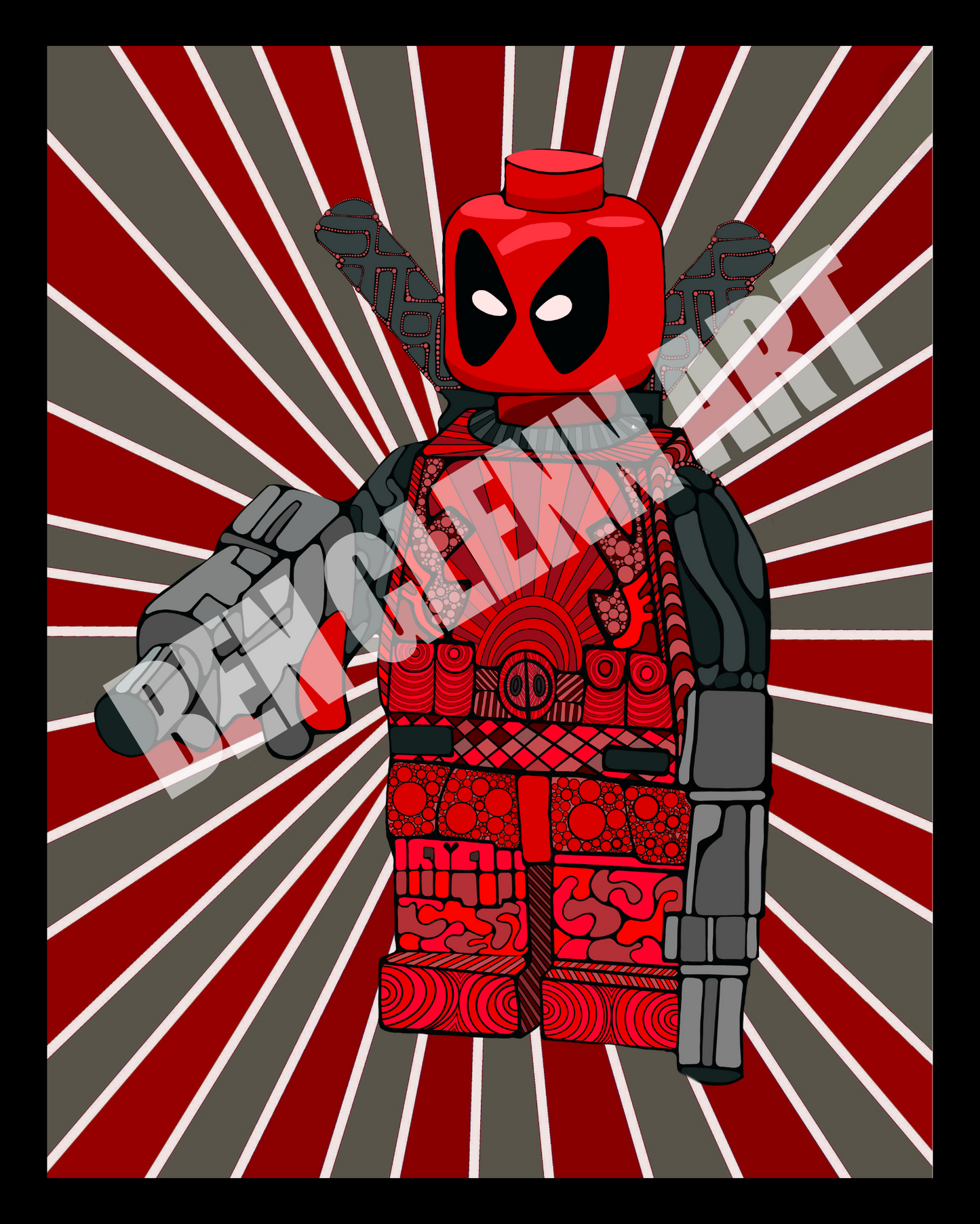 LEGO Doodle Art – Deadpool