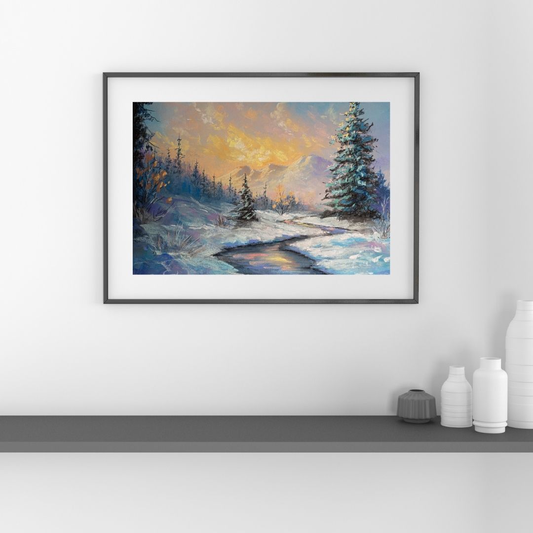 High-Resolution Chalk Landscape Digital Download (8x10, 11x14, 16x20)