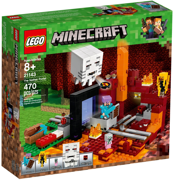 Used LEGO Minecraft The Nether Portal 21143, photo 2