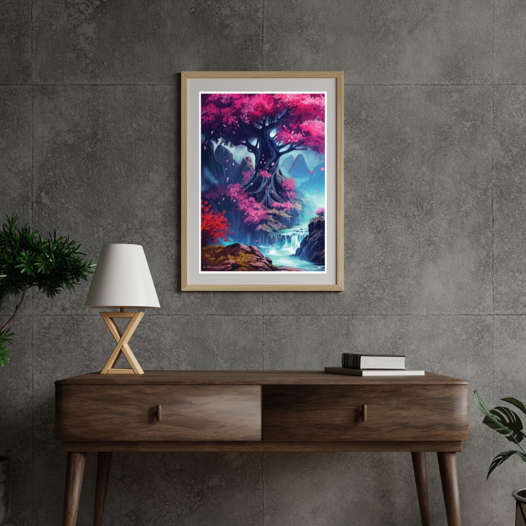 Digital Art Print by Ben Glenn - The Sacred Grove