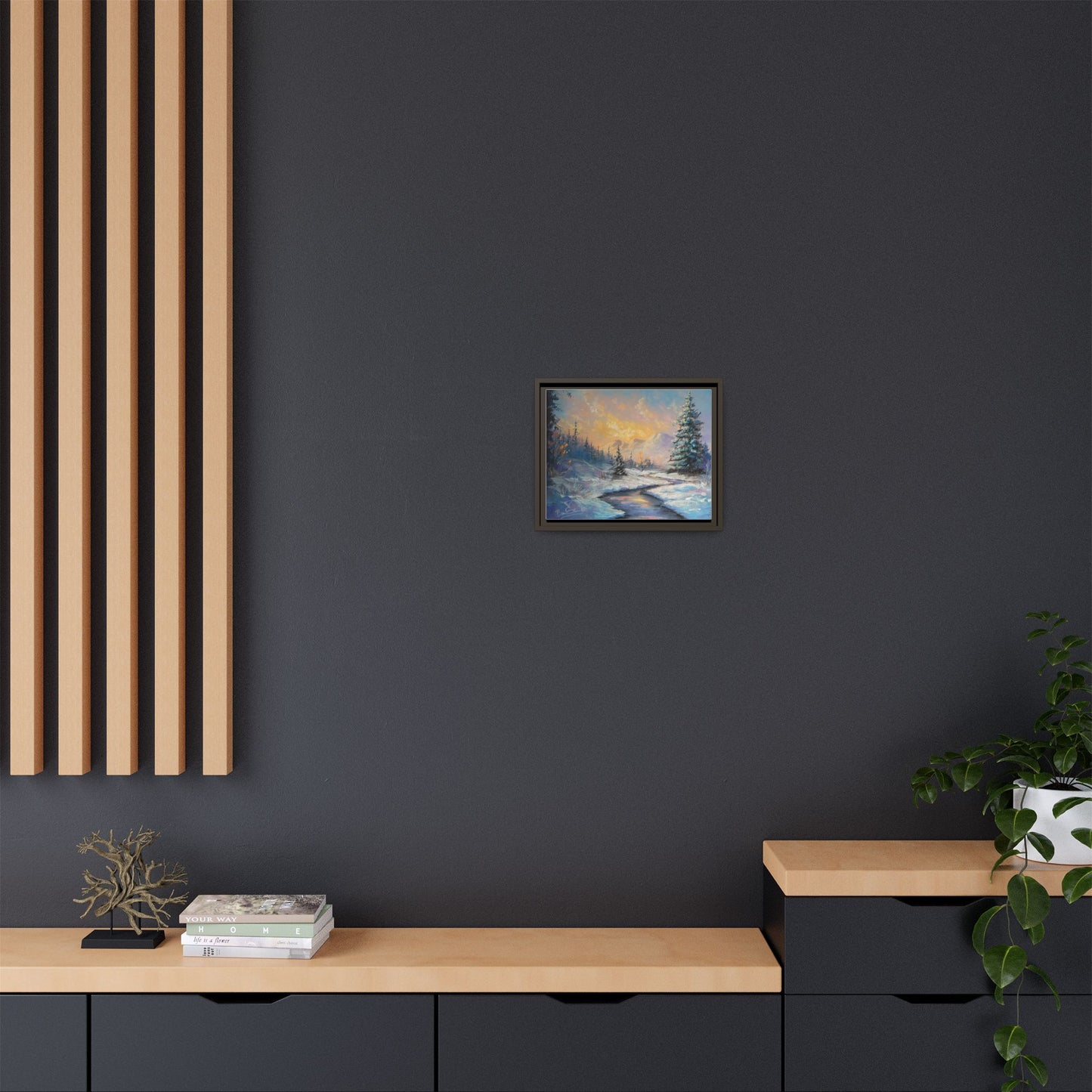 Matte Canvas, Framed ART