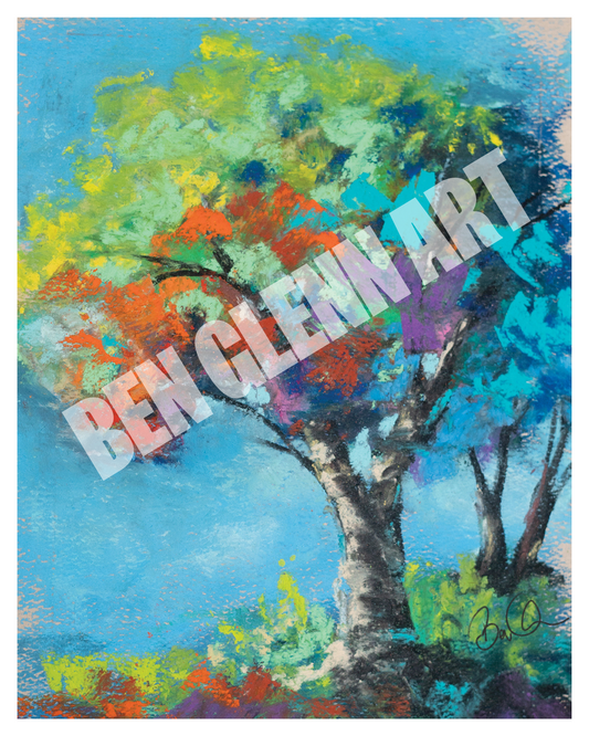 Chalk Landscape Digital Download - Colors of Life