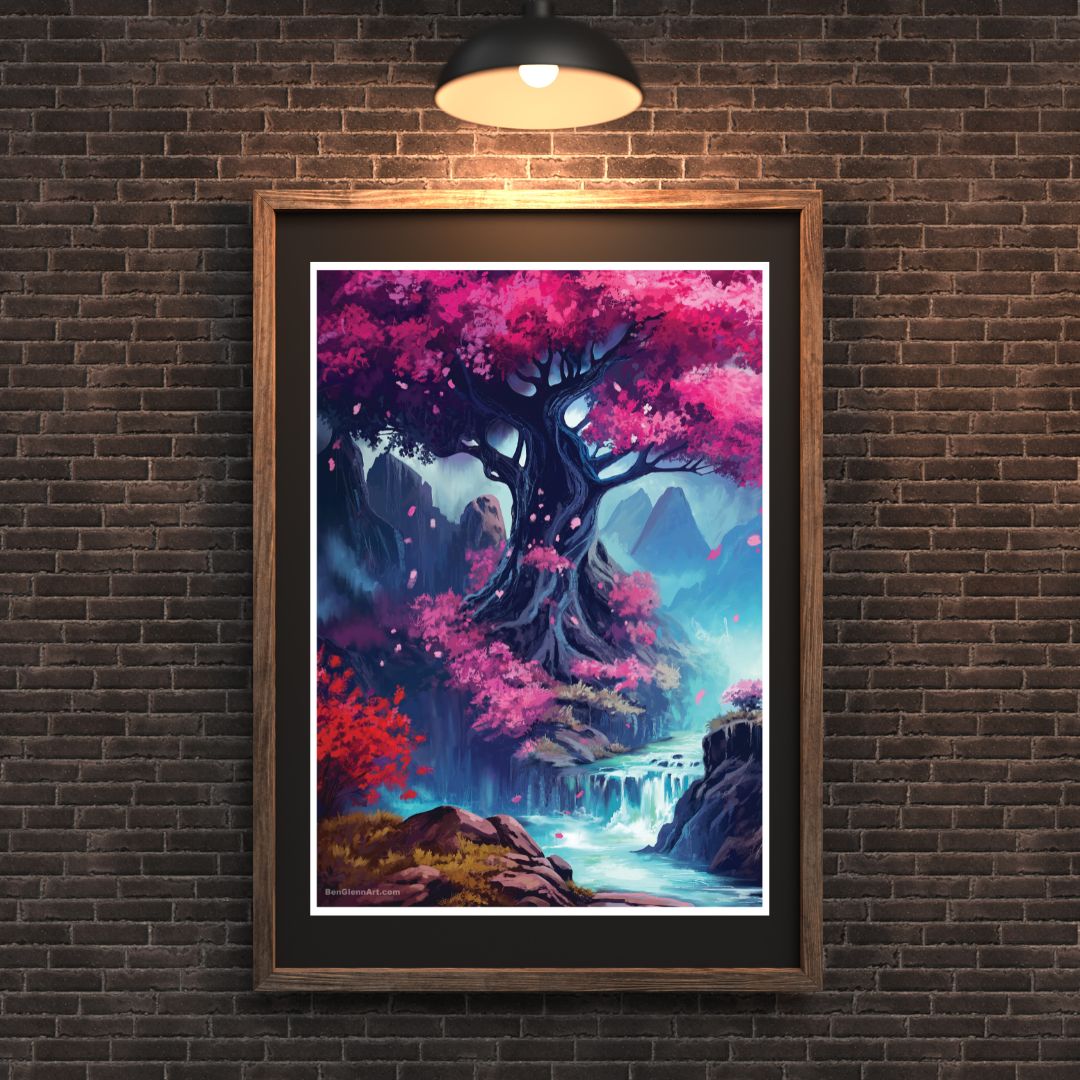 Digital Art Print by Ben Glenn - The Sacred Grove