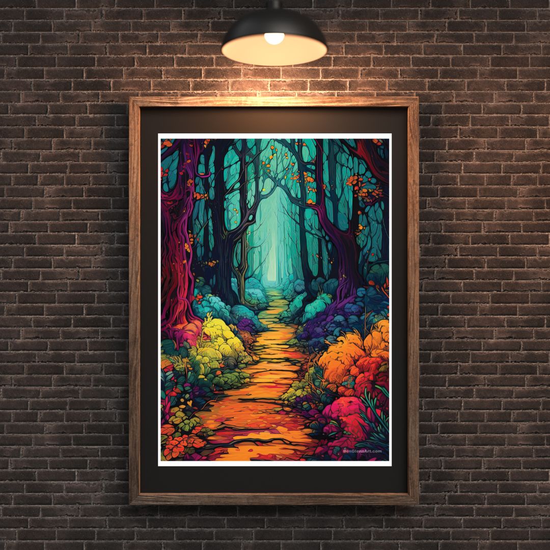 Digital Art Print by Ben Glenn - Enchanted Passage