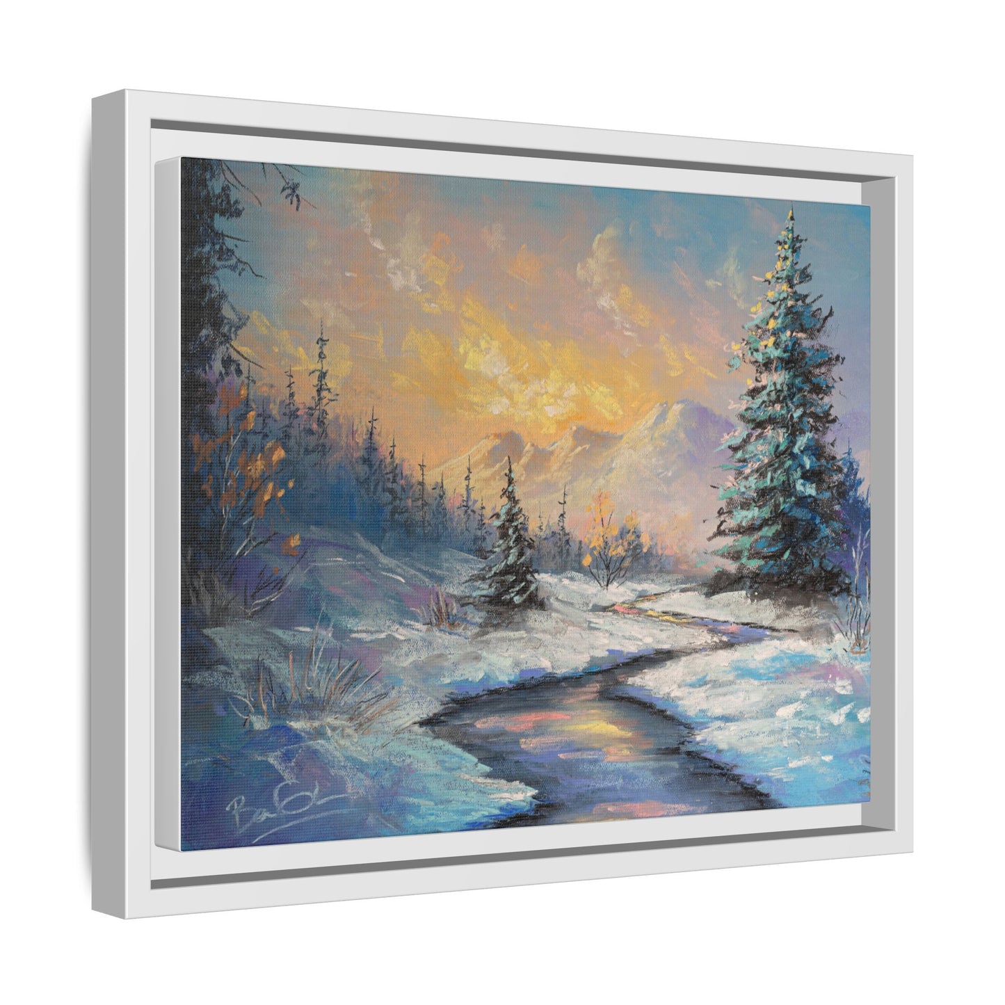 Matte Canvas, Framed ART