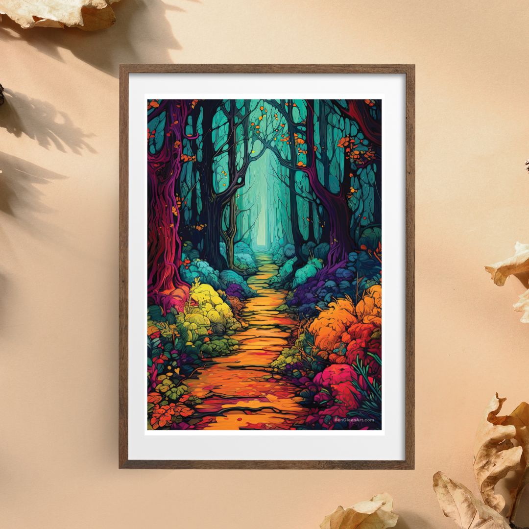 Digital Art Print by Ben Glenn - Enchanted Passage