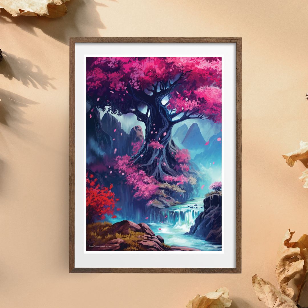 Digital Art Print by Ben Glenn - The Sacred Grove
