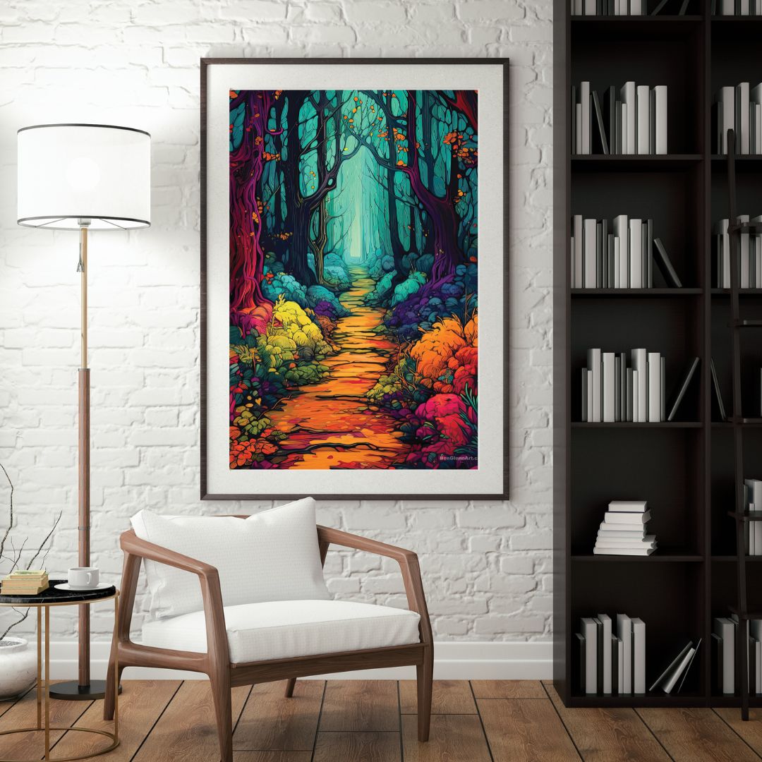 Digital Art Print by Ben Glenn - Enchanted Passage