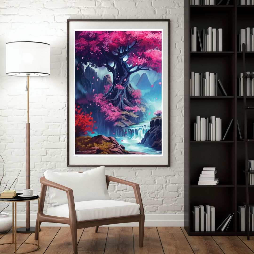 Digital Art Print by Ben Glenn - The Sacred Grove