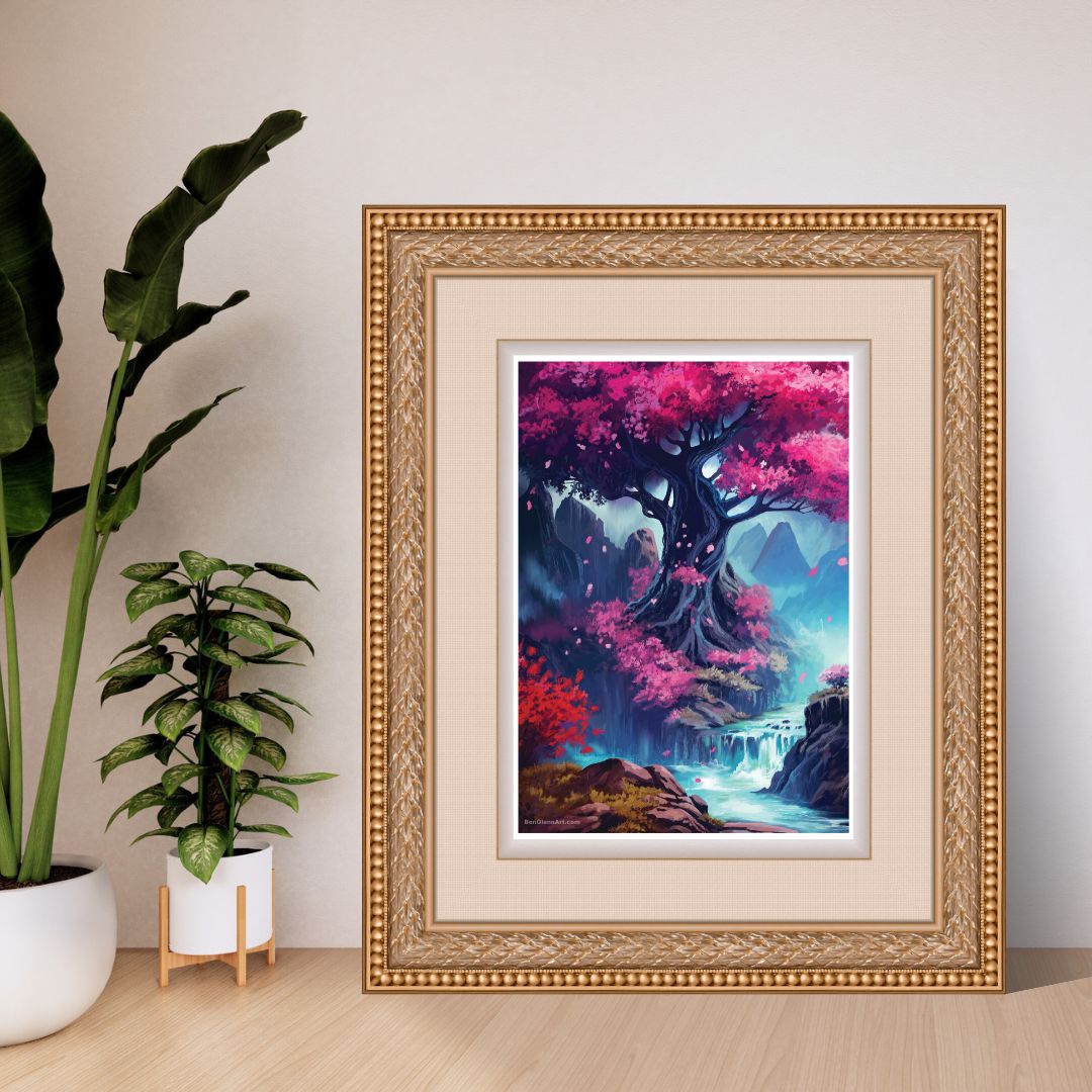 Digital Art Print by Ben Glenn - The Sacred Grove