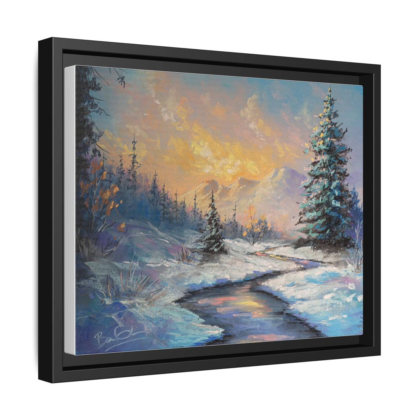 Matte Canvas, Framed ART