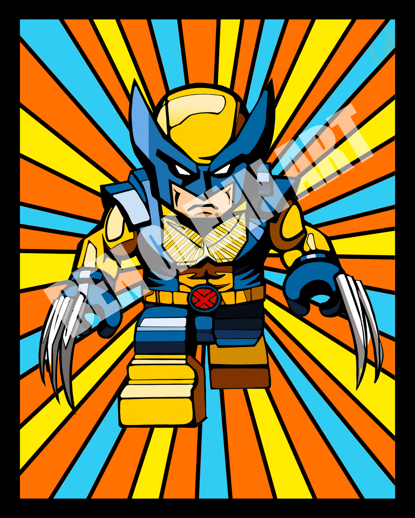 LEGO Doodle Art – Wolverine