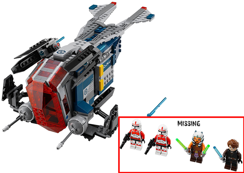 Coruscant Police Gunship- 75046
