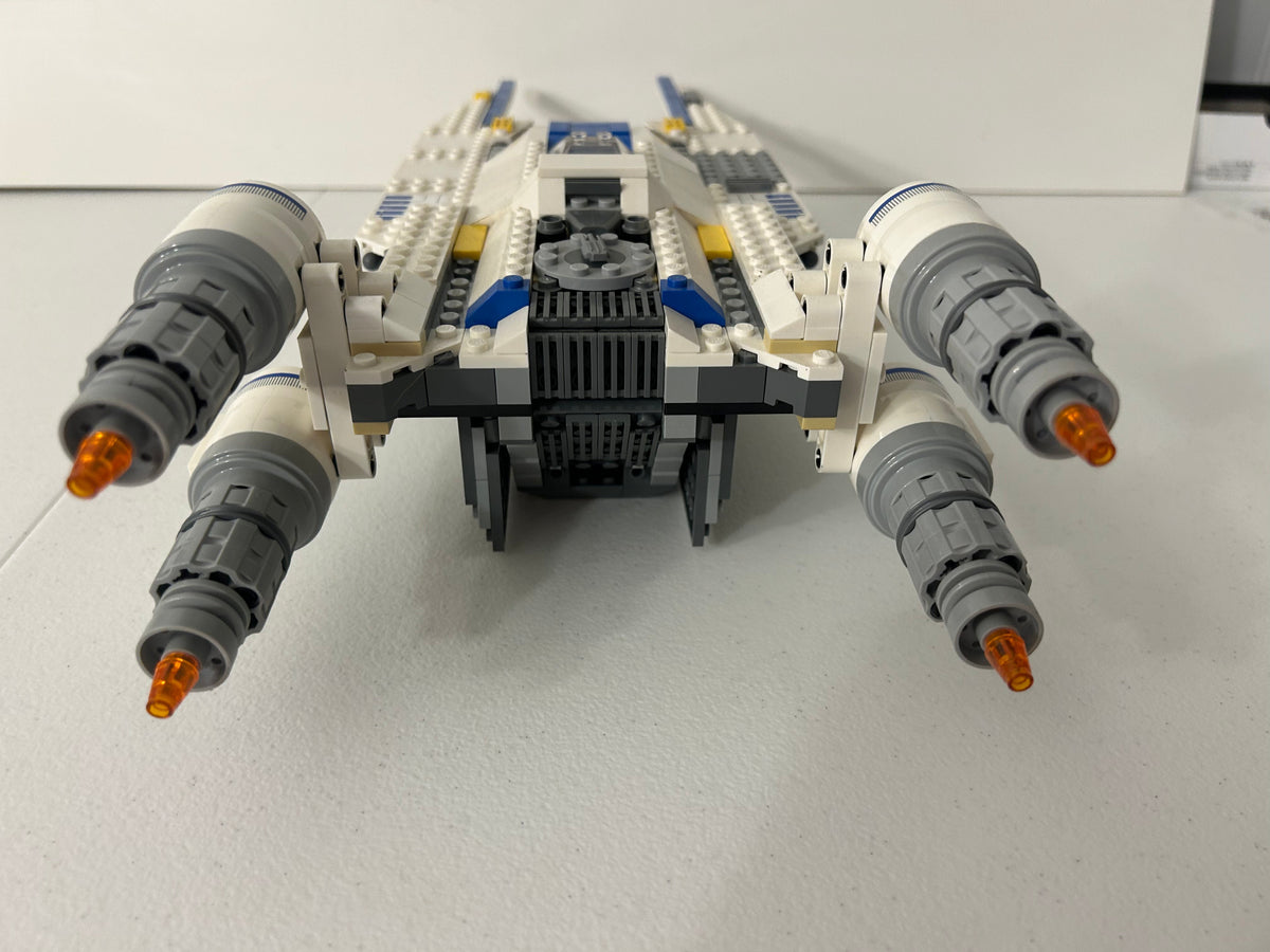 Used LEGO Star Wars Rebel U-wing Fighter 75155, front view showing the four engines