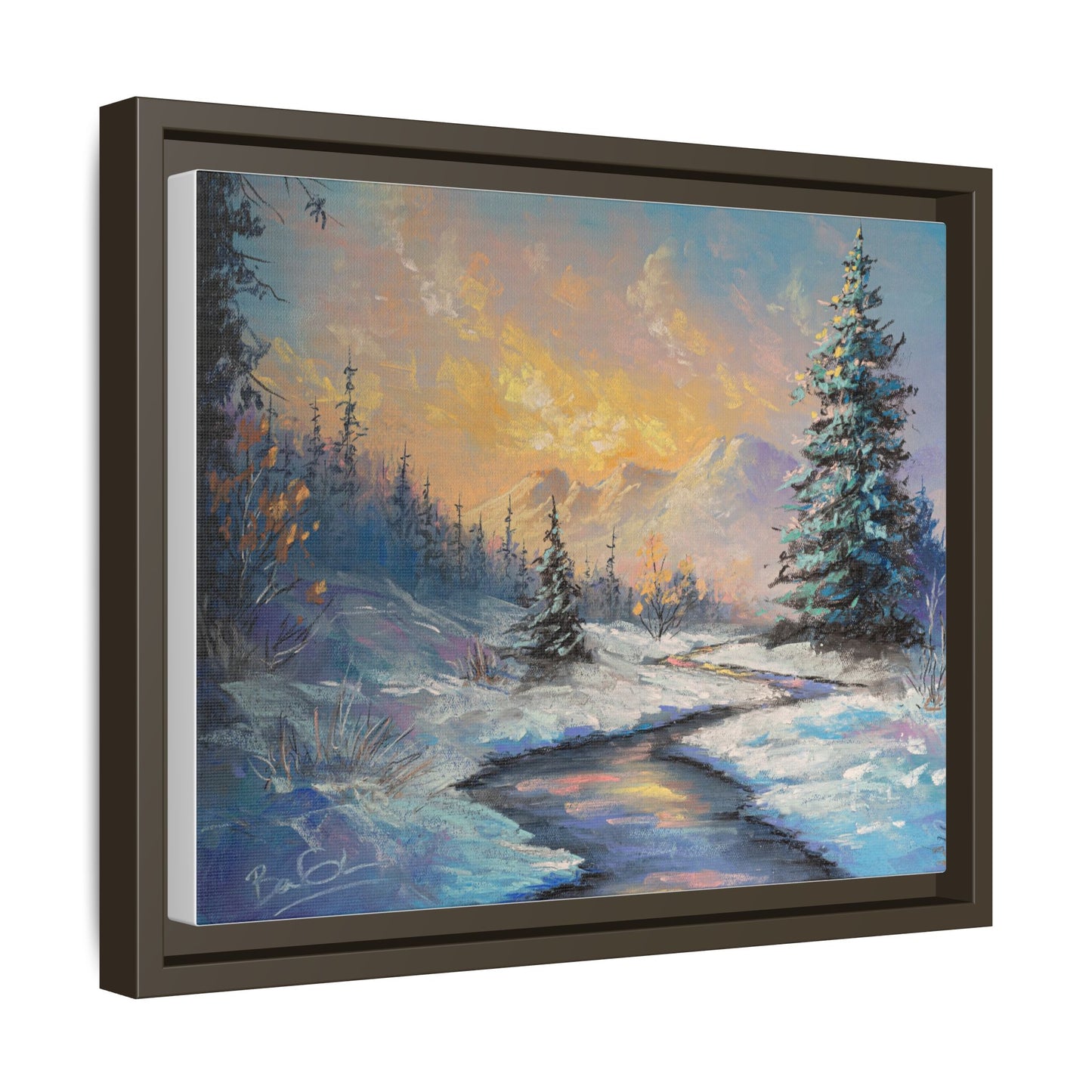 Matte Canvas, Framed ART