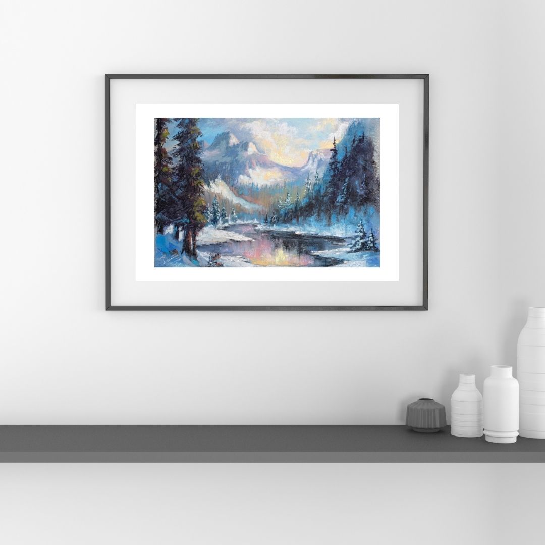 High-Resolution Chalk Landscape Digital Download (8x10, 11x14, 16x20)