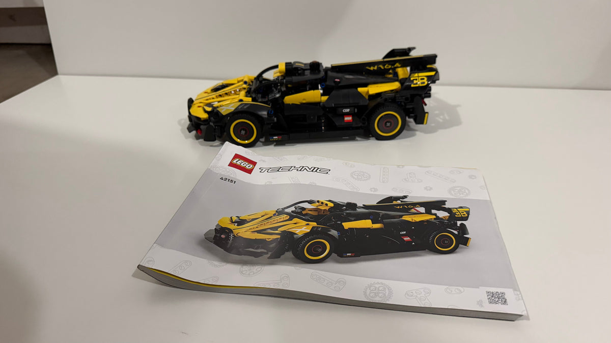 Used LEGO Technic Bugatti Bolide 42151, additional view of the actual set