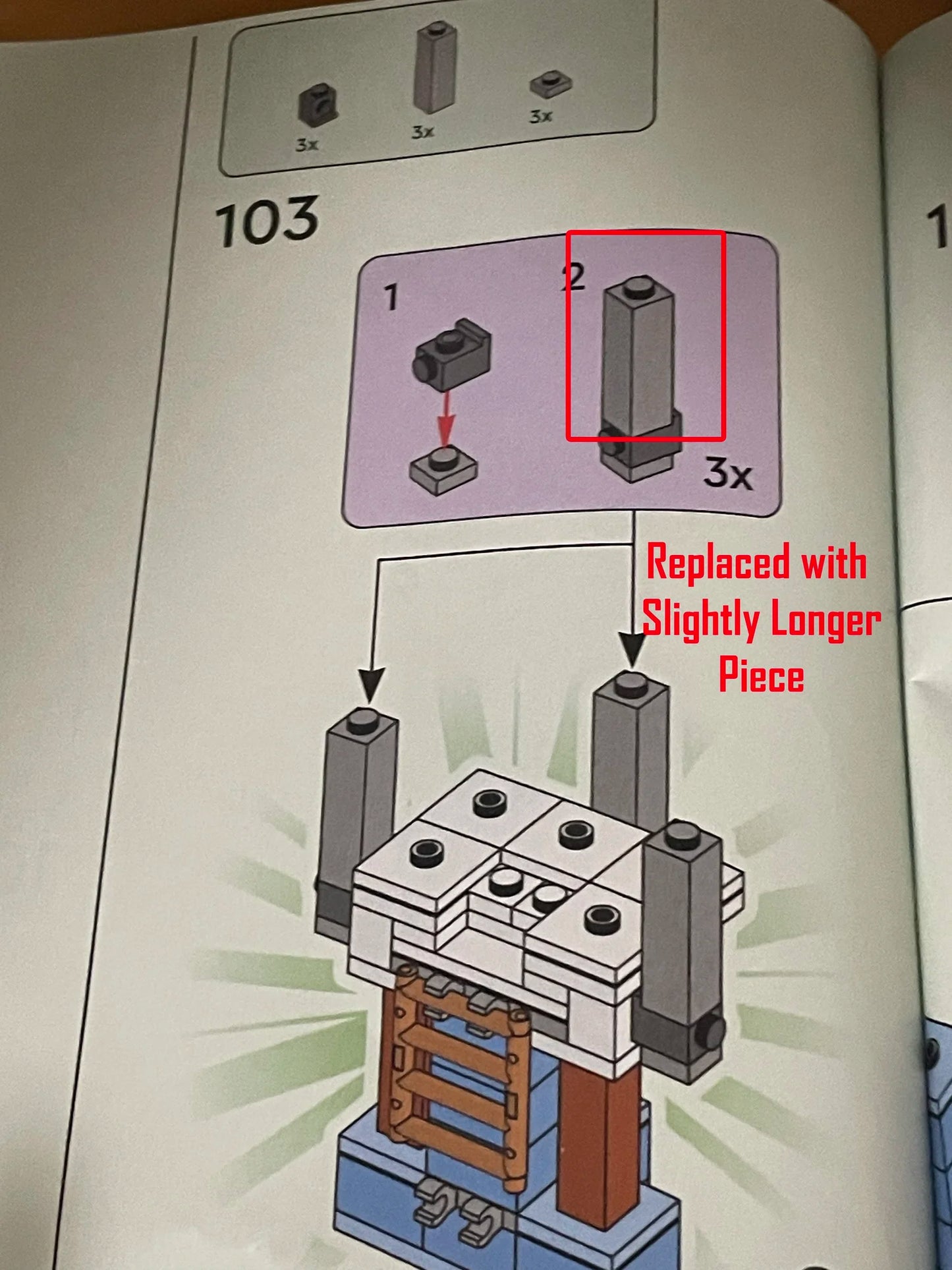 21186- Minecraft Ice Castle