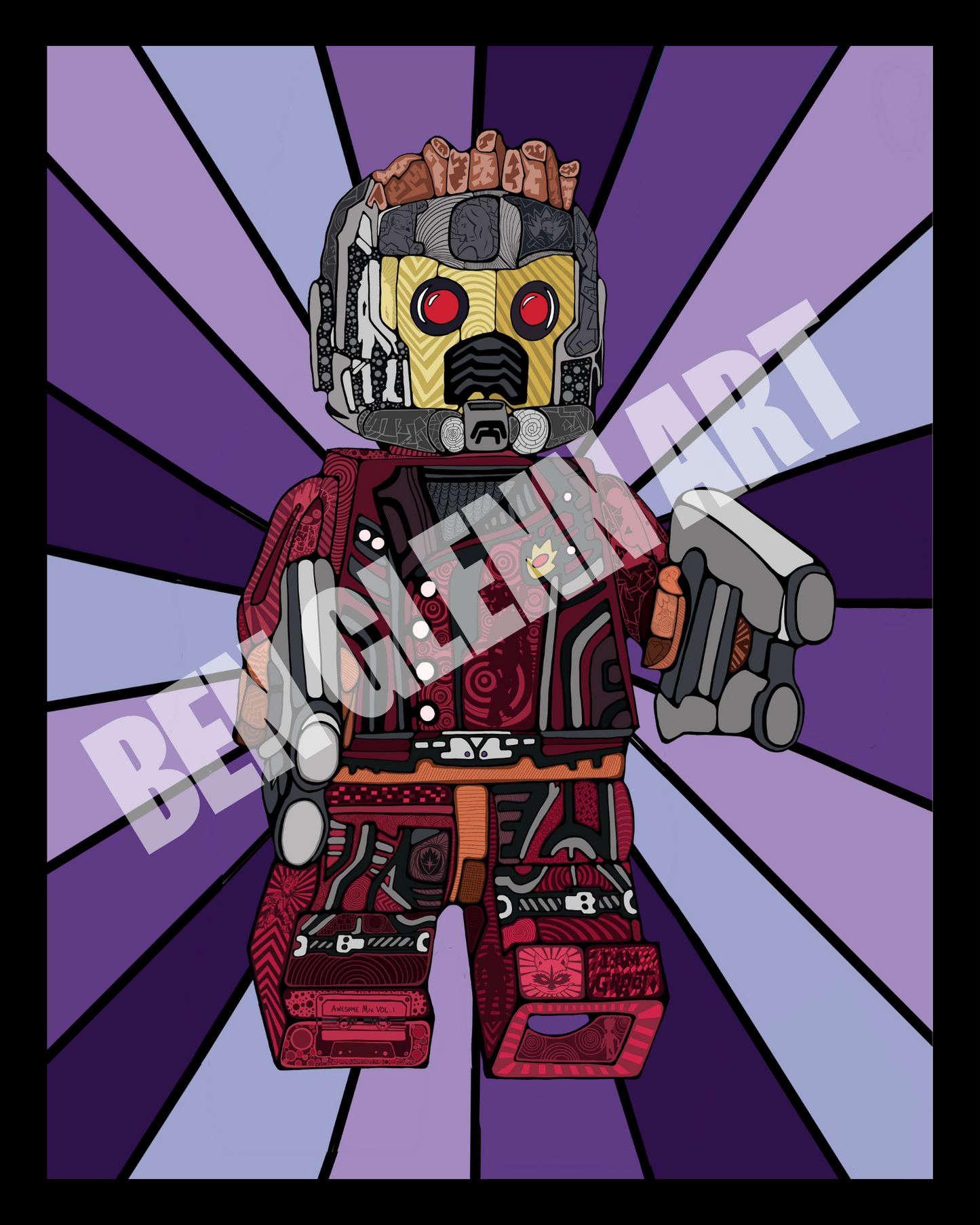 LEGO Doodle Art – Star Lord