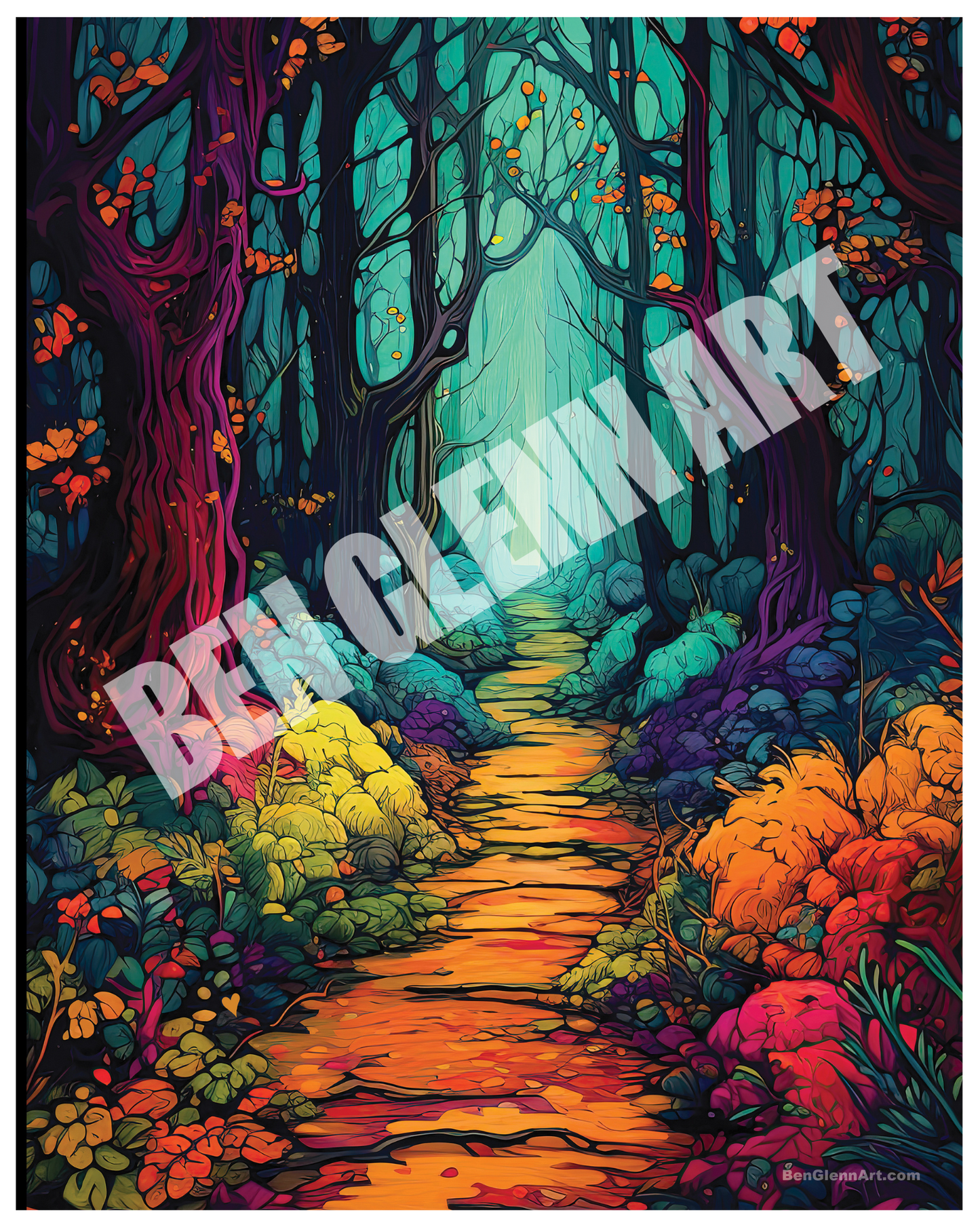 Digital Art Print by Ben Glenn - Enchanted Passage