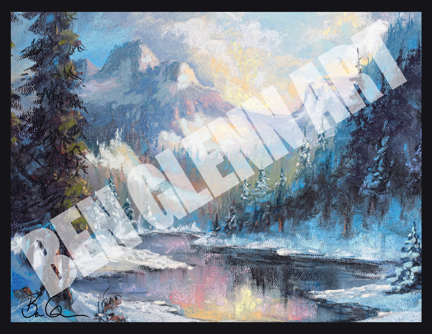 High-Resolution Chalk Landscape Digital Download (8x10, 11x14, 16x20)