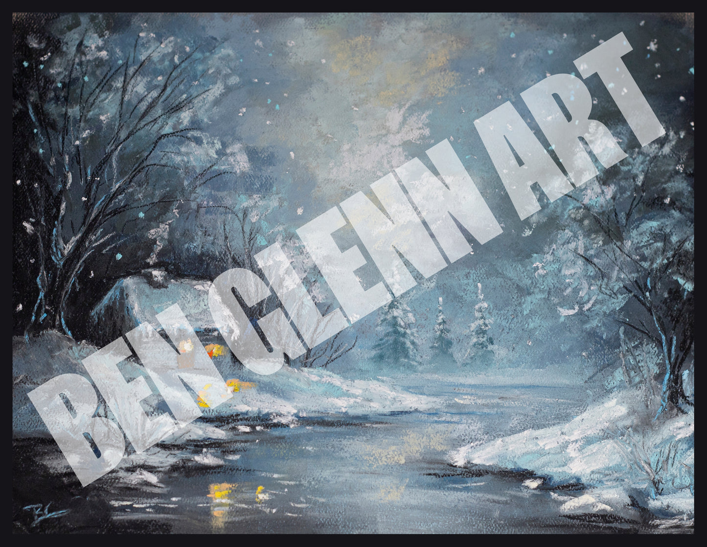 High-Resolution Chalk Landscape Digital Download (8x10, 11x14, 16x20)